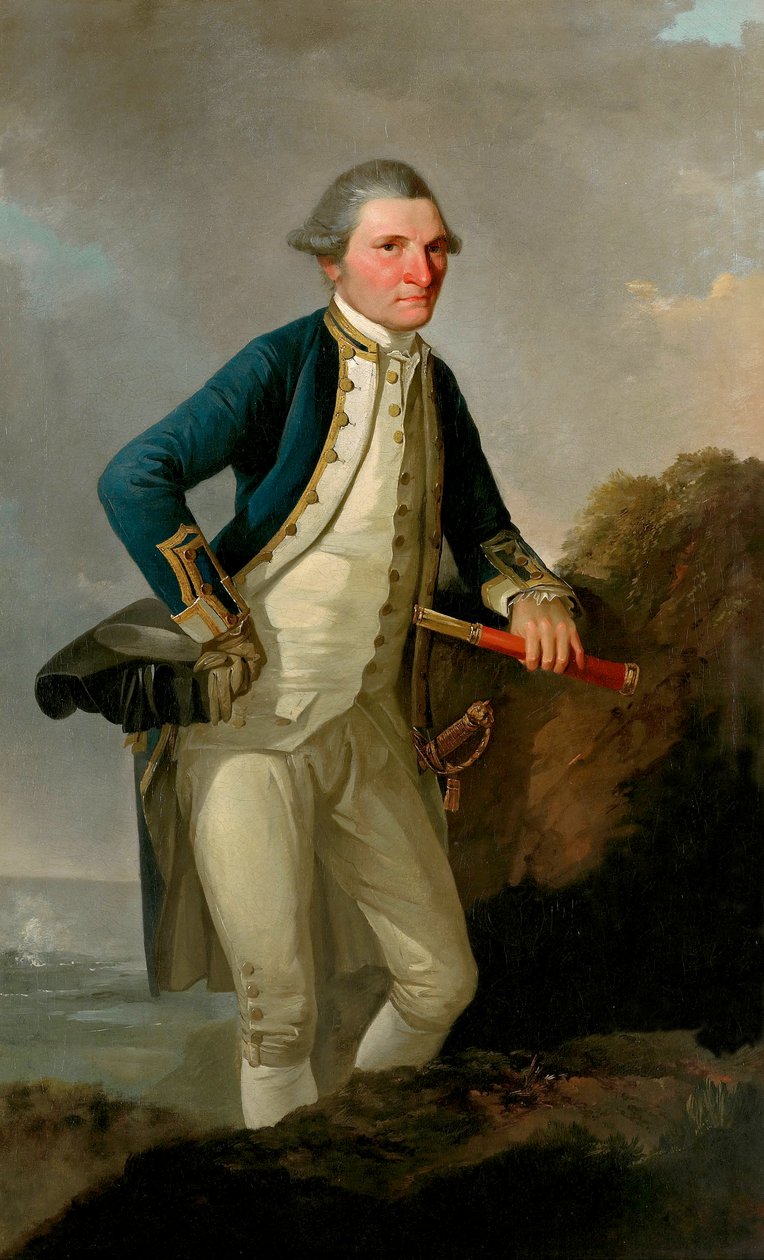 Retrato do Capitão James Cook de John Webber