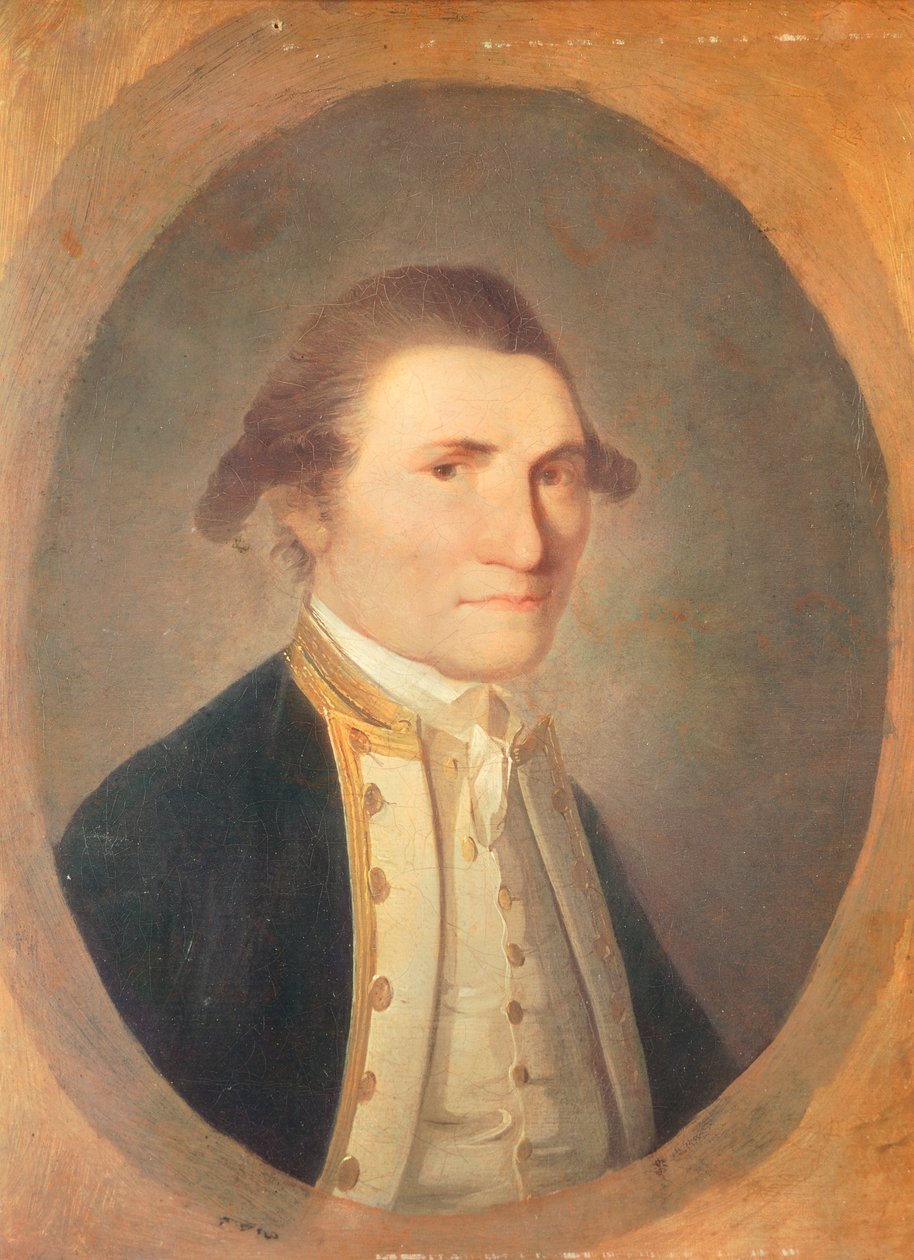 Retrato de James Cook (Marton em Cleveland de John Webber