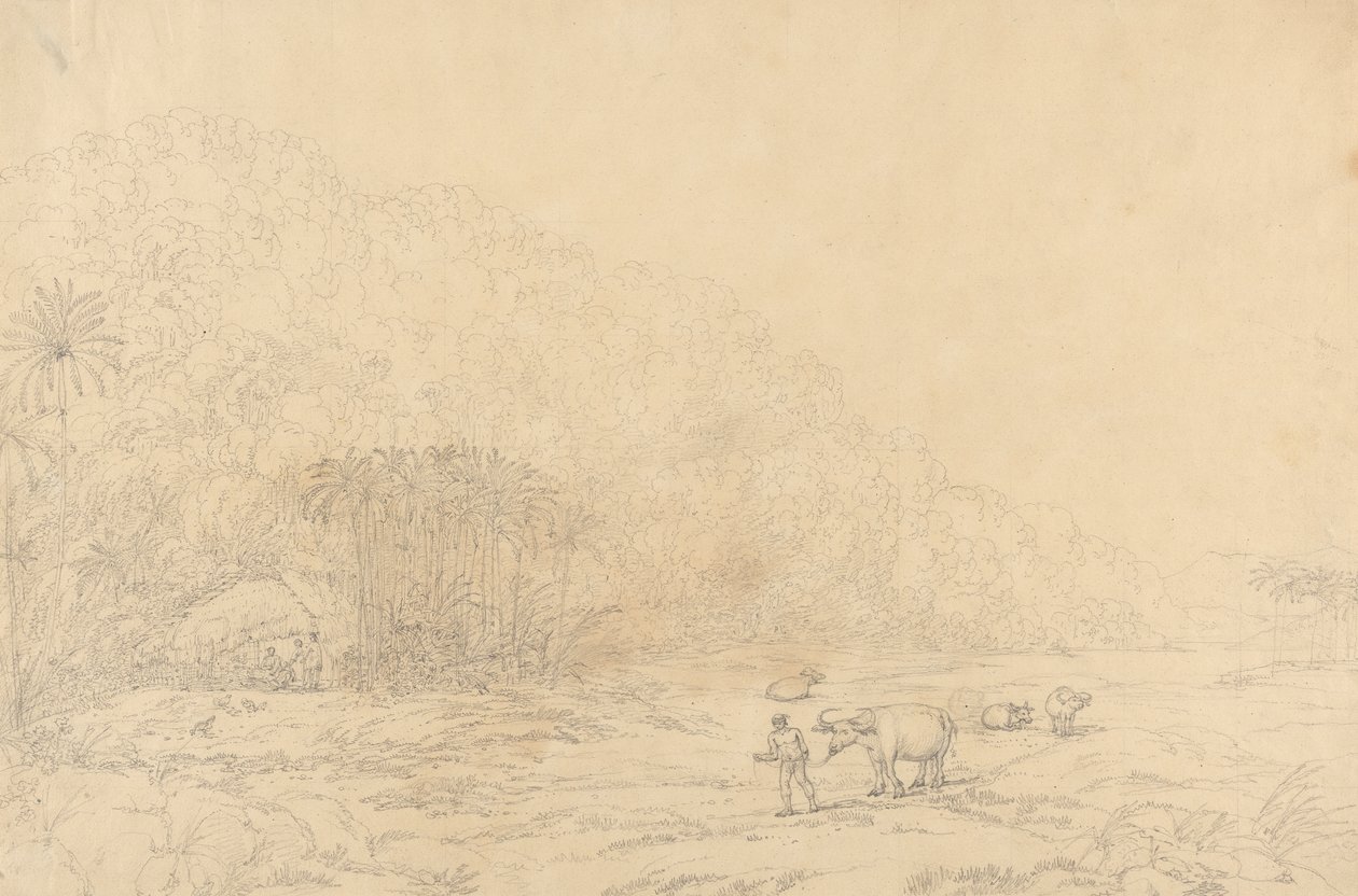 Vista na Ilha de Pulo Condore de John Webber