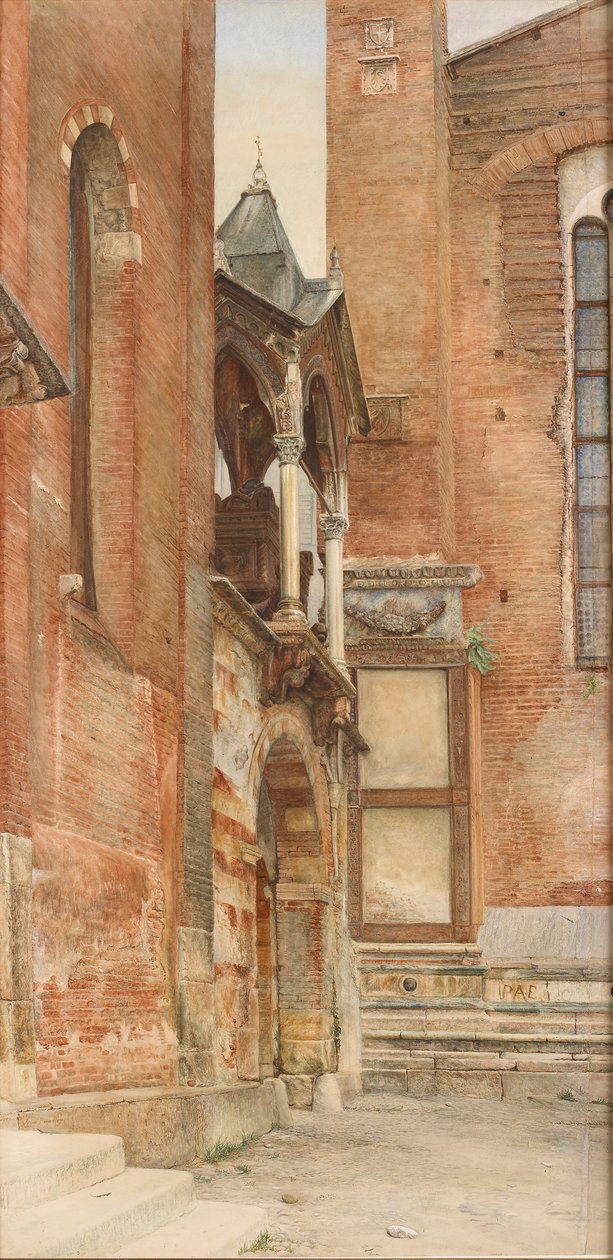 A Tumba Castelbarco, Verona, Maio - Agosto de 1869 de John Wharlton Bunney