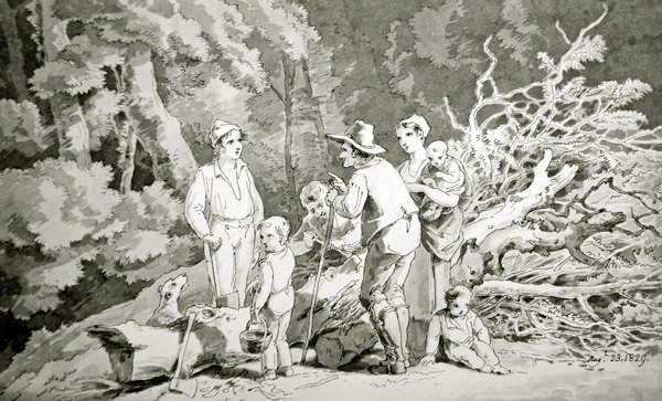 A Família do Lenhador de John White Abbot