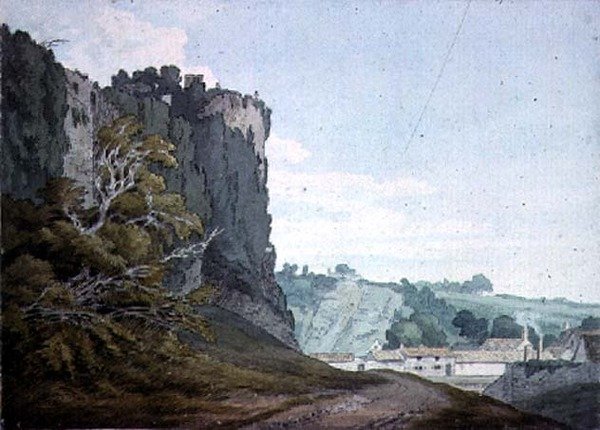 Parte do Castelo de Chepstow, Monmouthshire de John White Abbott
