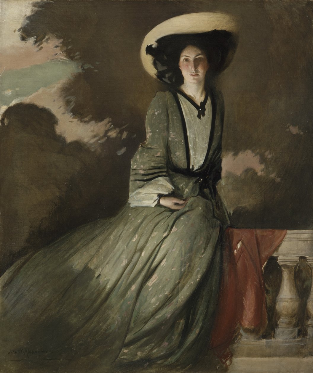Retrato da Sra. John White Alexander, 1902 de John White Alexander