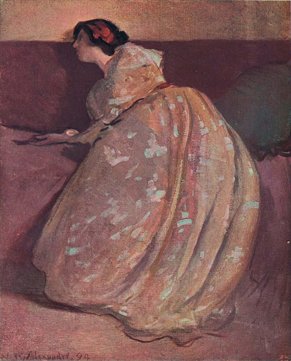 O Divã, c1900 de John White Alexander