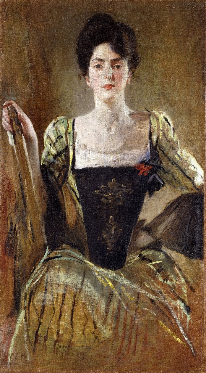 O vestido verde, c.1904 de John White Alexander