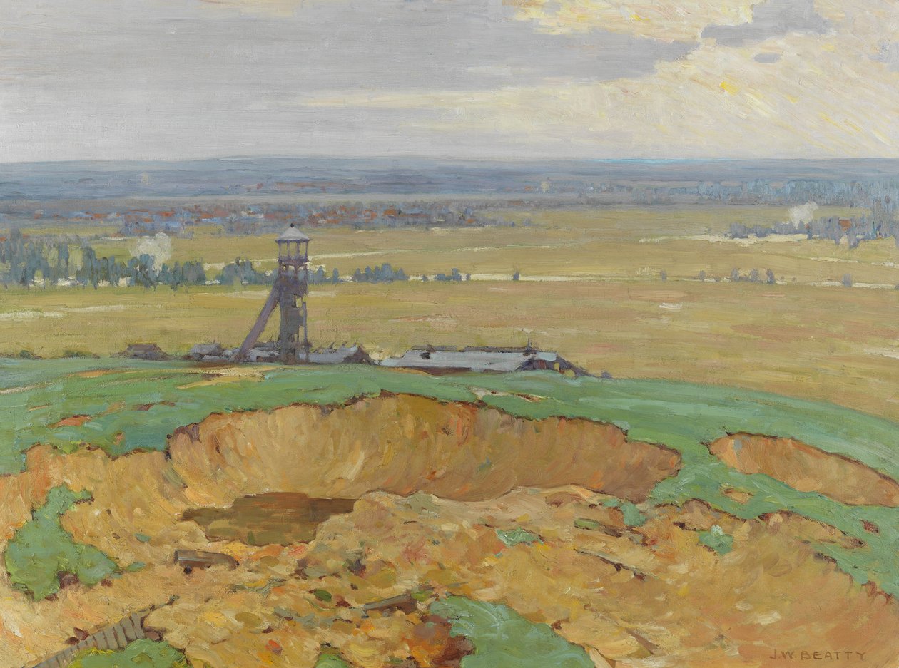 Lievin de Vimy Ridge, 1914-19 de John William Beatty
