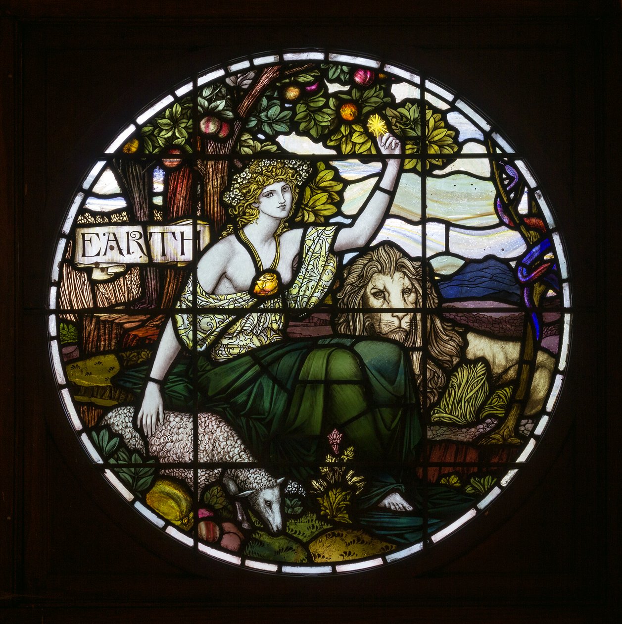 Granja de Biddulph, James Powell & filhos, John William Brown (1842-1928), terra, 1903, Art Nouveau de John William Brown