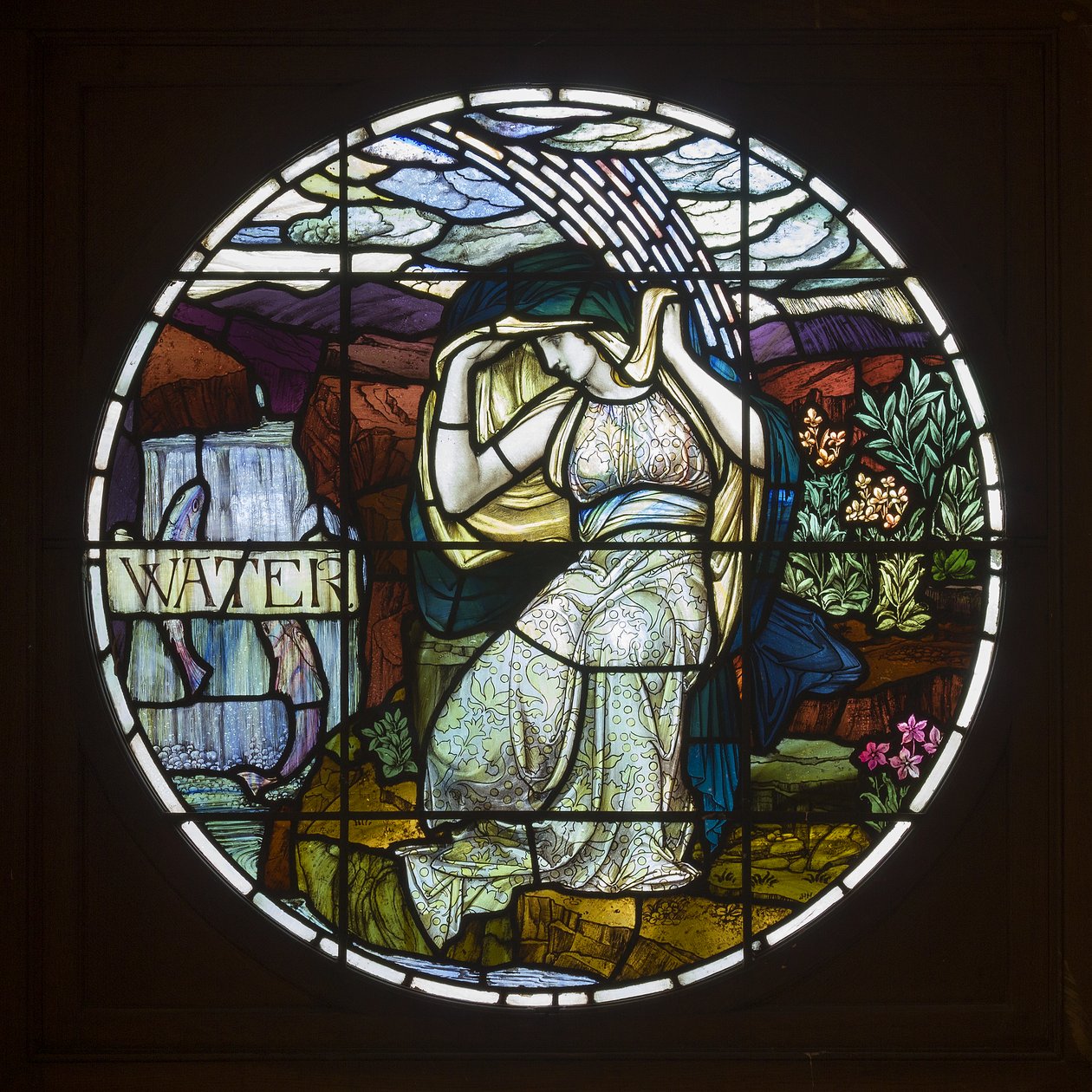 Granja de Biddulph, James Powell & filhos, John William Brown (1842-1928), água, 1903, Art Nouveau de John William Brown