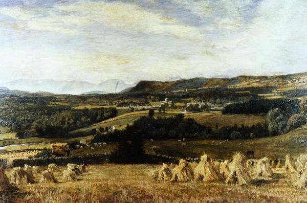 Cartmel Priory e Langdale Pikes de John William Buxton Knight