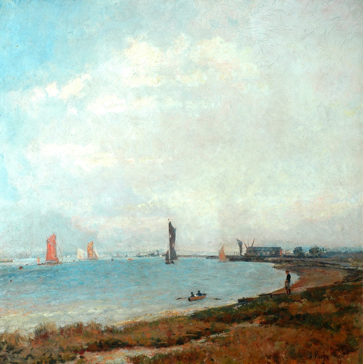 Porto de Poole, c.1900-08 de John William Buxton Knight