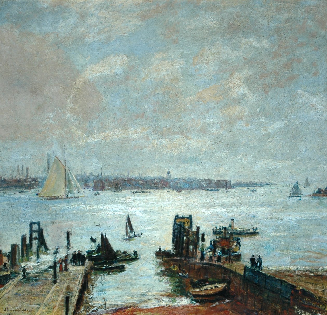 Porto de Portsmouth, 1907 de John William Buxton Knight