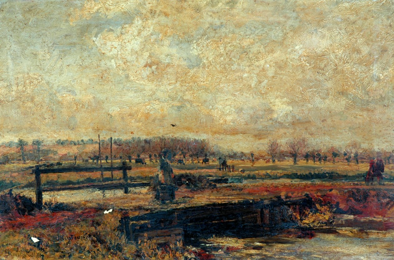 O rio Colne em Rickmansworth de John William Buxton Knight