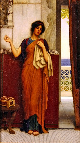 Um ponto no tempo (pensamentos ociosos) de John William Godward