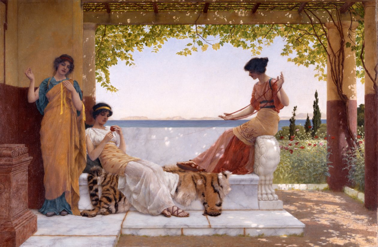 Na varanda de John William Godward
