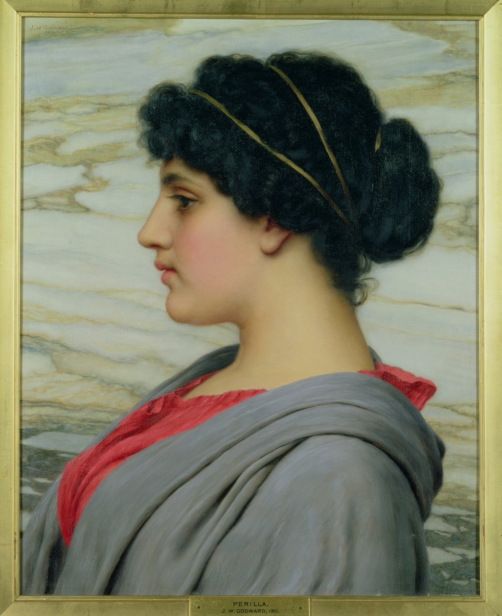 Botão, 1911 de John William Godward