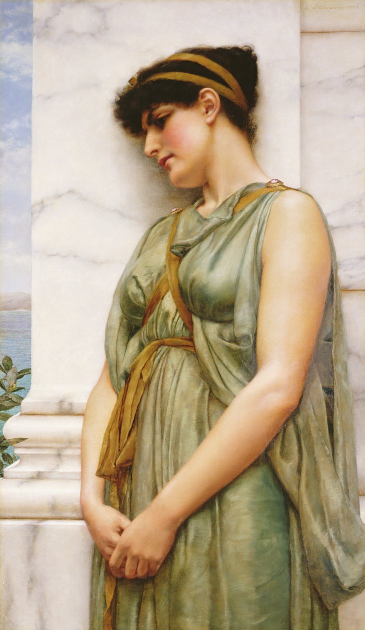 Garota Pompeia de John William Godward