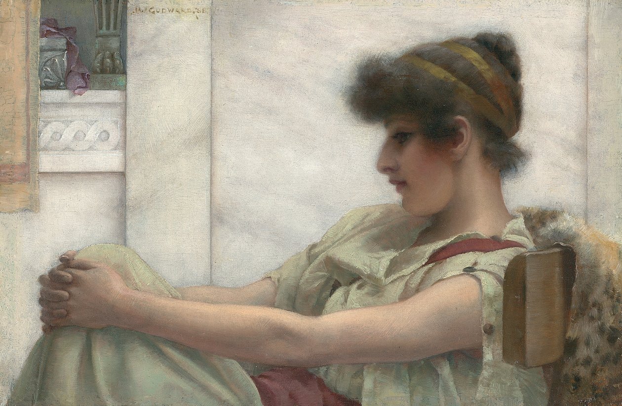 Devaneio, 1888 de John William Godward