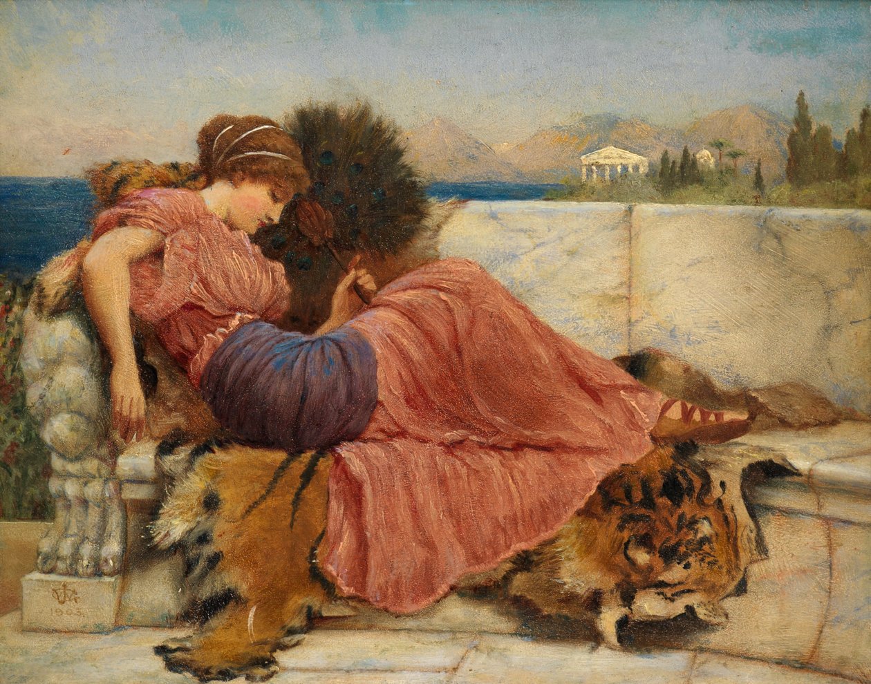 Esboço para &39;Amarílis&39; de John William Godward