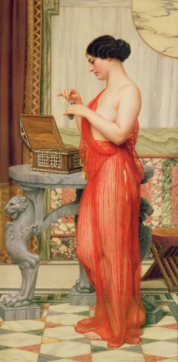 O novo perfume, 1914 de John William Godward