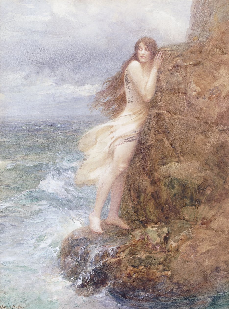 Enrolar o novelo, de John William Godward