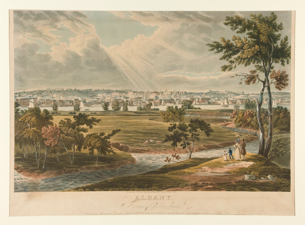Albany / De Greenbush de John William Hill