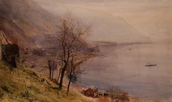 Acima de Montreux de John William Inchbold