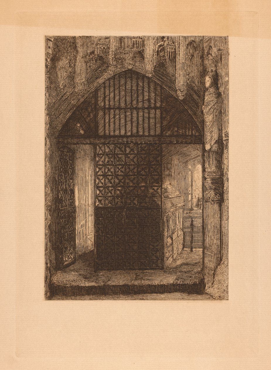 Na Abadia de Westminster de John William Inchbold