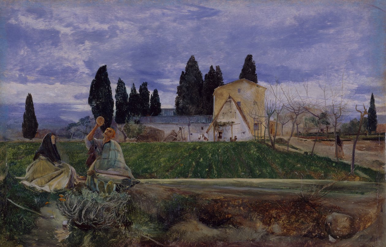 Primavera na Espanha: perto de Gordella, 1869 de John William Inchbold