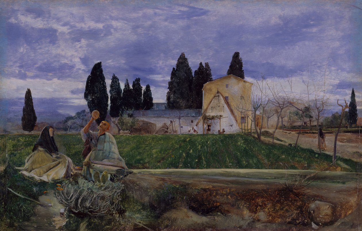 Primavera em Espanha, perto de Gordella, c1869. de John William Inchbold