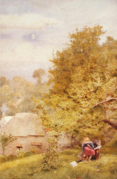 1914 na Inglaterra (aguarela sobre papel) de John William North