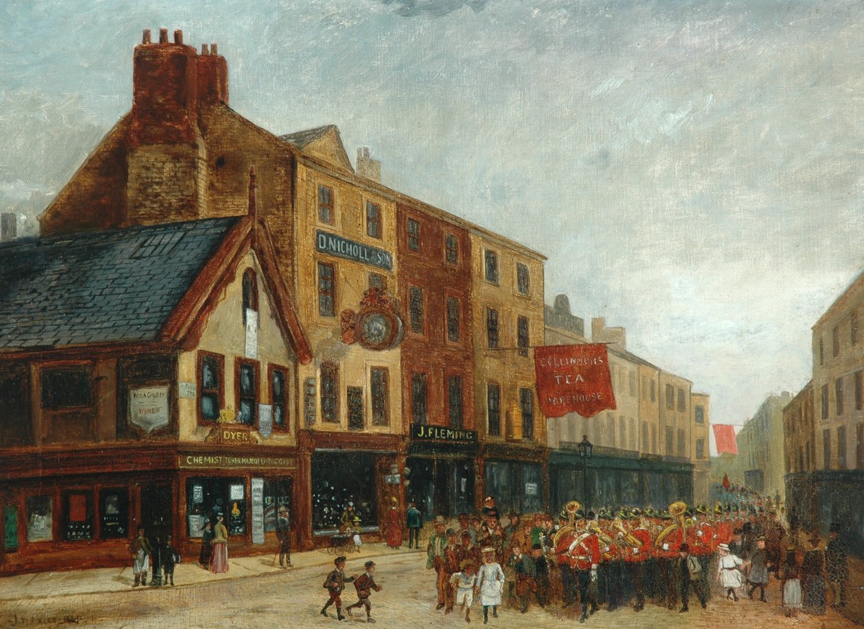 Cena da rua de Halifax, 1890 de John William Oates
