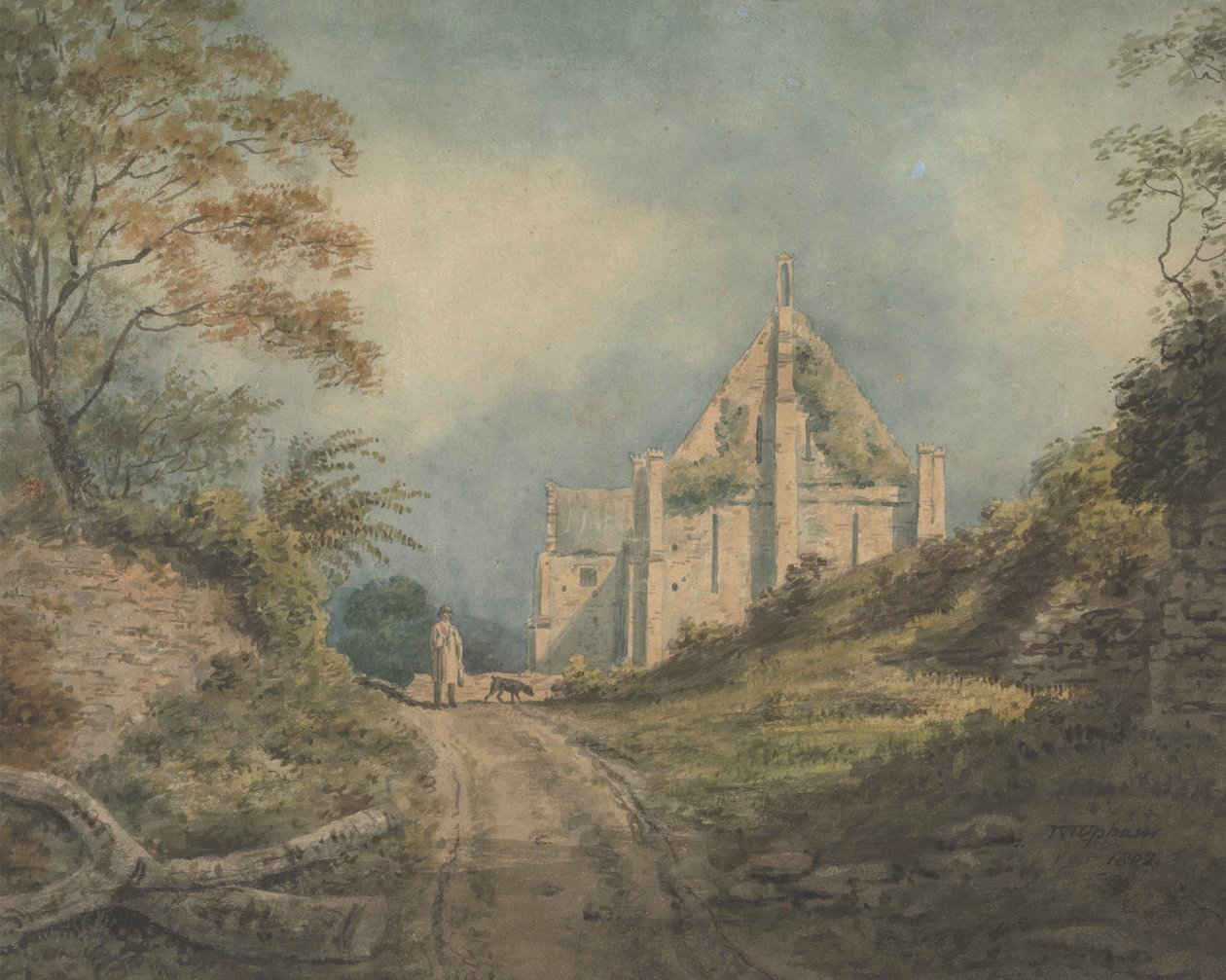 O Celeiro da Abadia, Abbotsbury de John William Upham