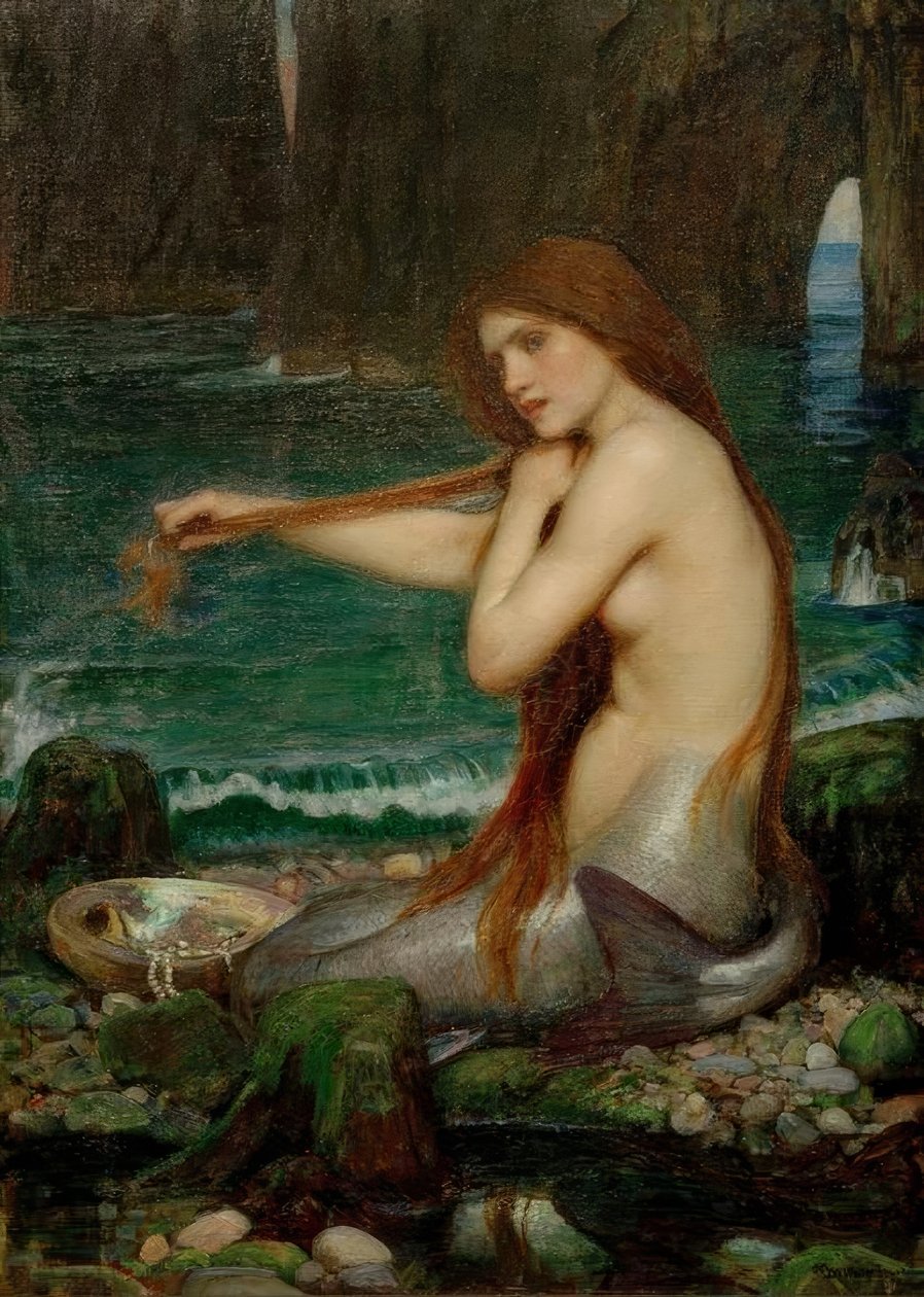 Uma sereia de John William Waterhouse