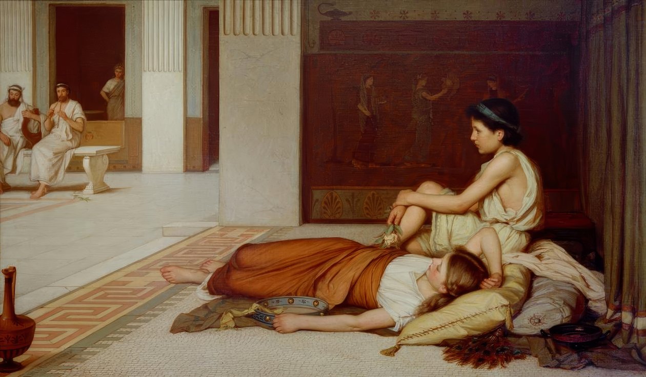 Depois da dança de John William Waterhouse