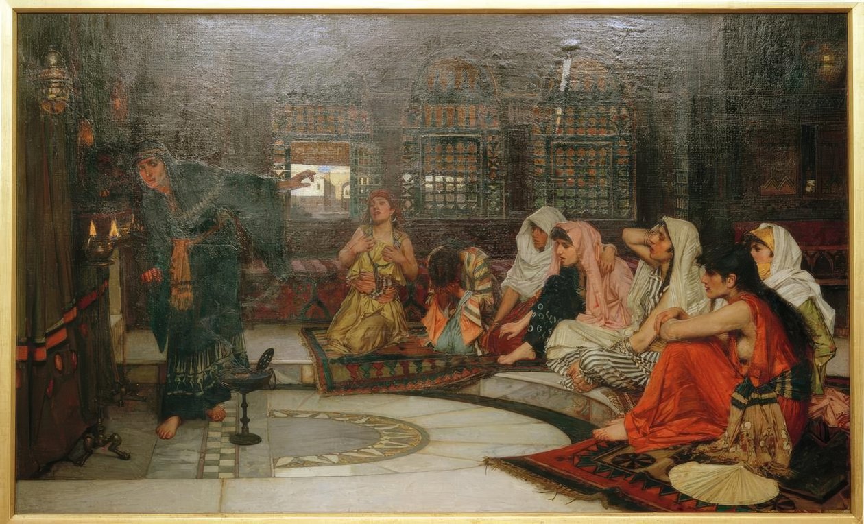 Consultando o Oracle de John William Waterhouse