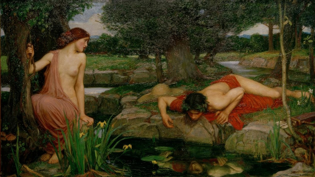 Eco e Narciso de John William Waterhouse