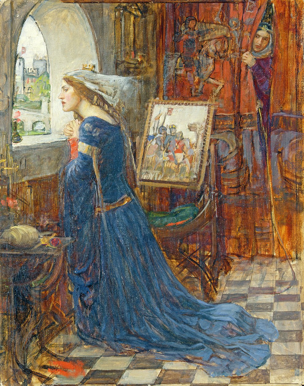 Fair Rosamund, c.1916 (óleo sobre tela) de John William Waterhouse