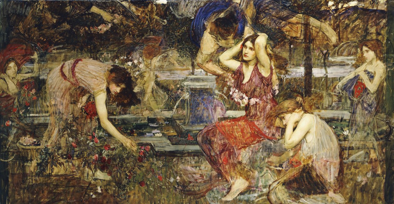 Flora e os Zephyrs, de John William Waterhouse