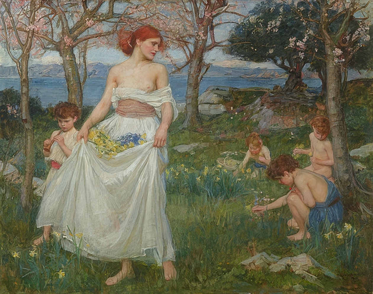 Música de primavera. 1913 de John William Waterhouse