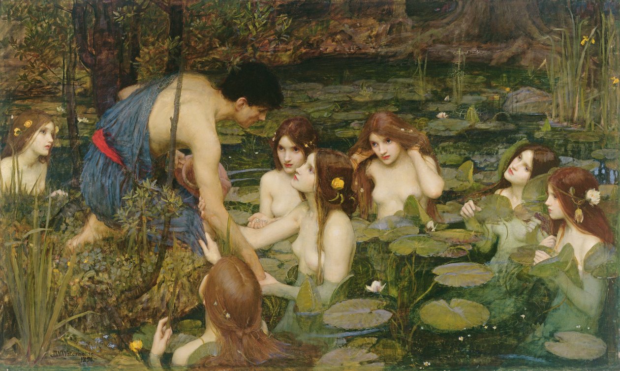 Hylas e as Ninfas de John William Waterhouse