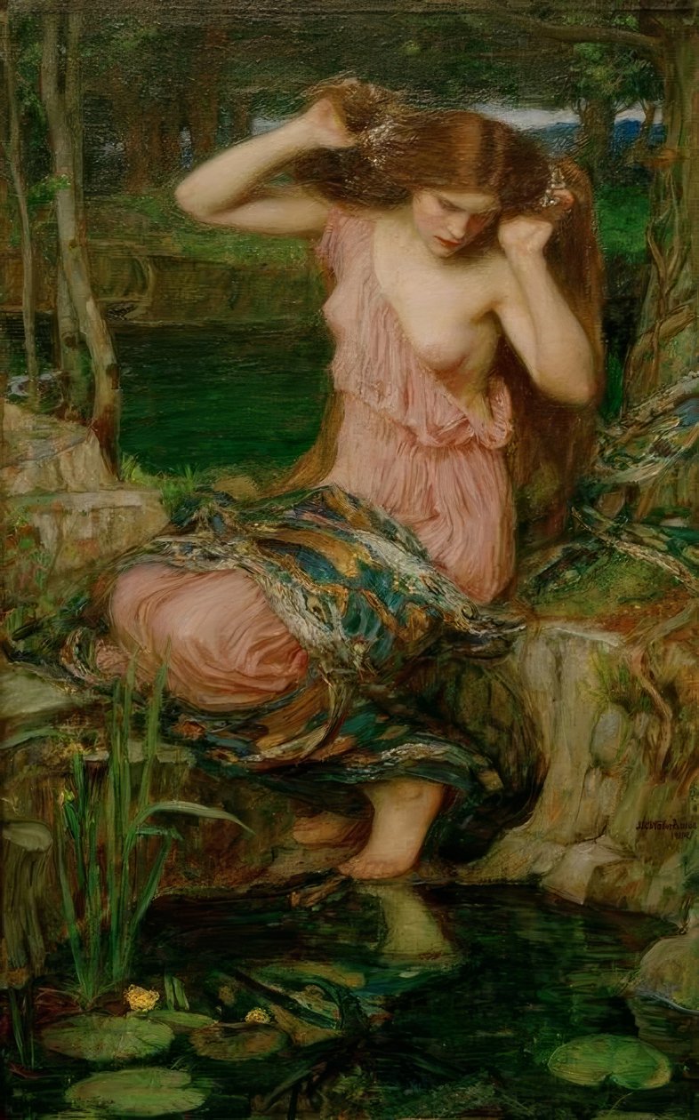 Lamia de John William Waterhouse