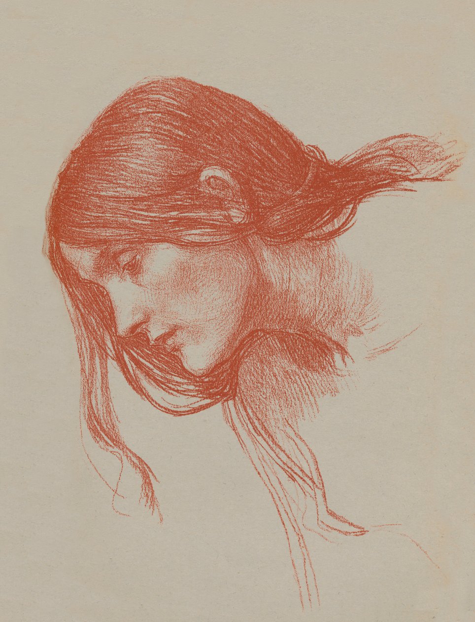Estudo de Phyllis e Demophoon, c1897 de John William Waterhouse