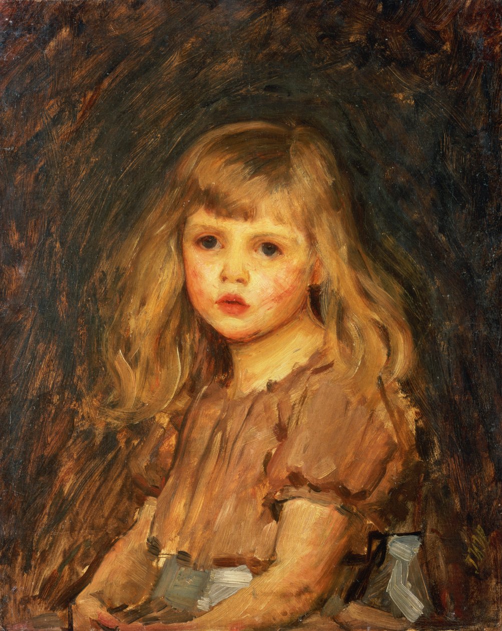 Retrato de uma menina de John William Waterhouse