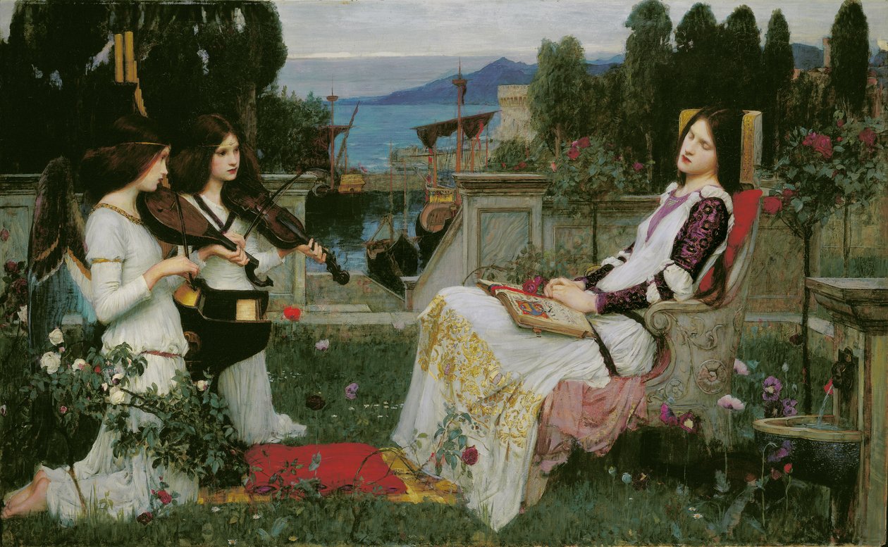 St. Cecilia de John William Waterhouse
