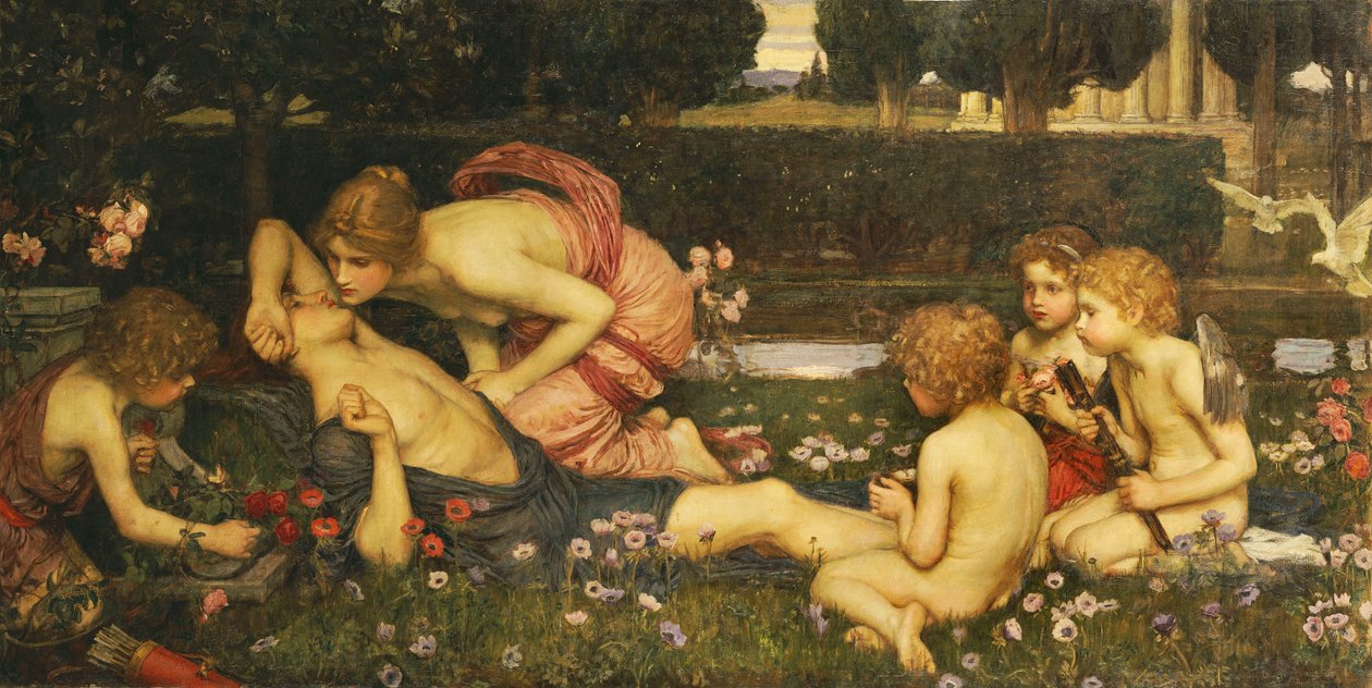 O Despertar de Adonis, 1899 de John William Waterhouse