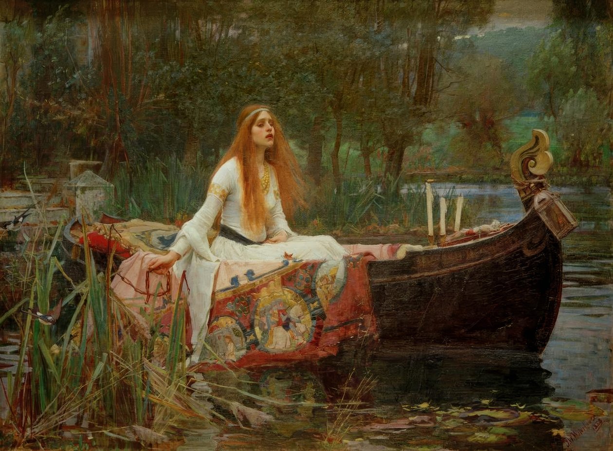 A Senhora de Shalott de John William Waterhouse