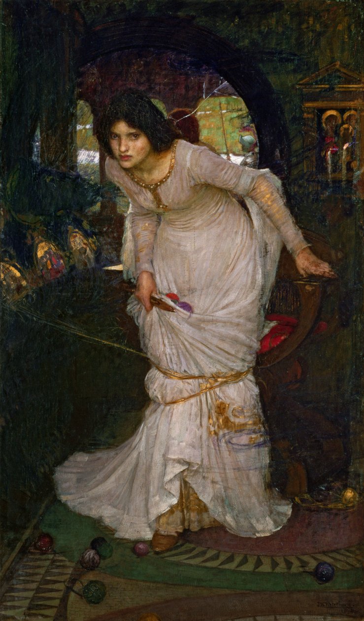 A senhora de Shalott de John William Waterhouse