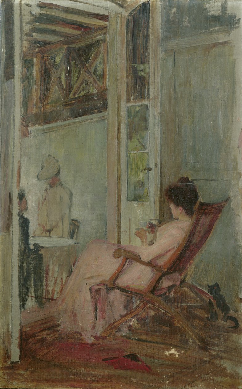 The Loggia de John William Waterhouse