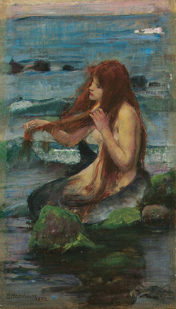 A sereia, 1892 de John William Waterhouse
