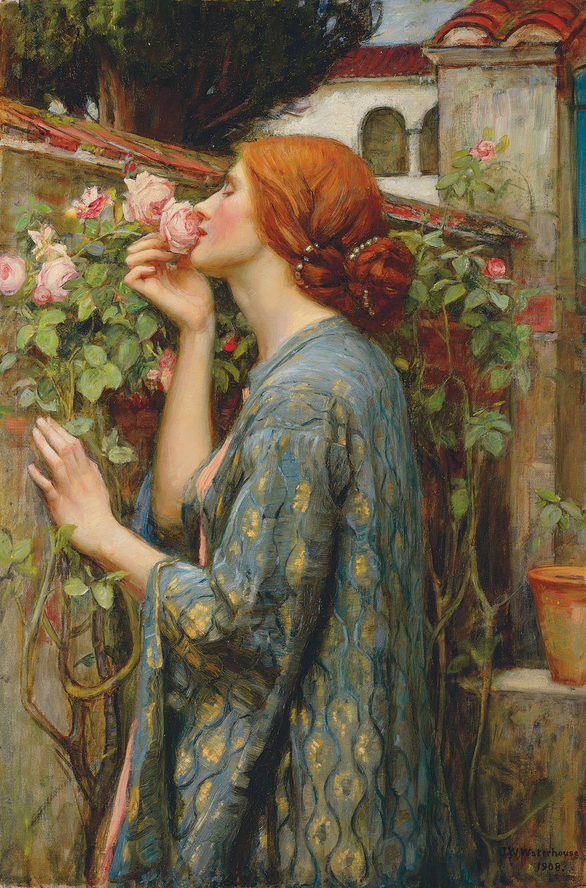 A alma da rosa de John William Waterhouse